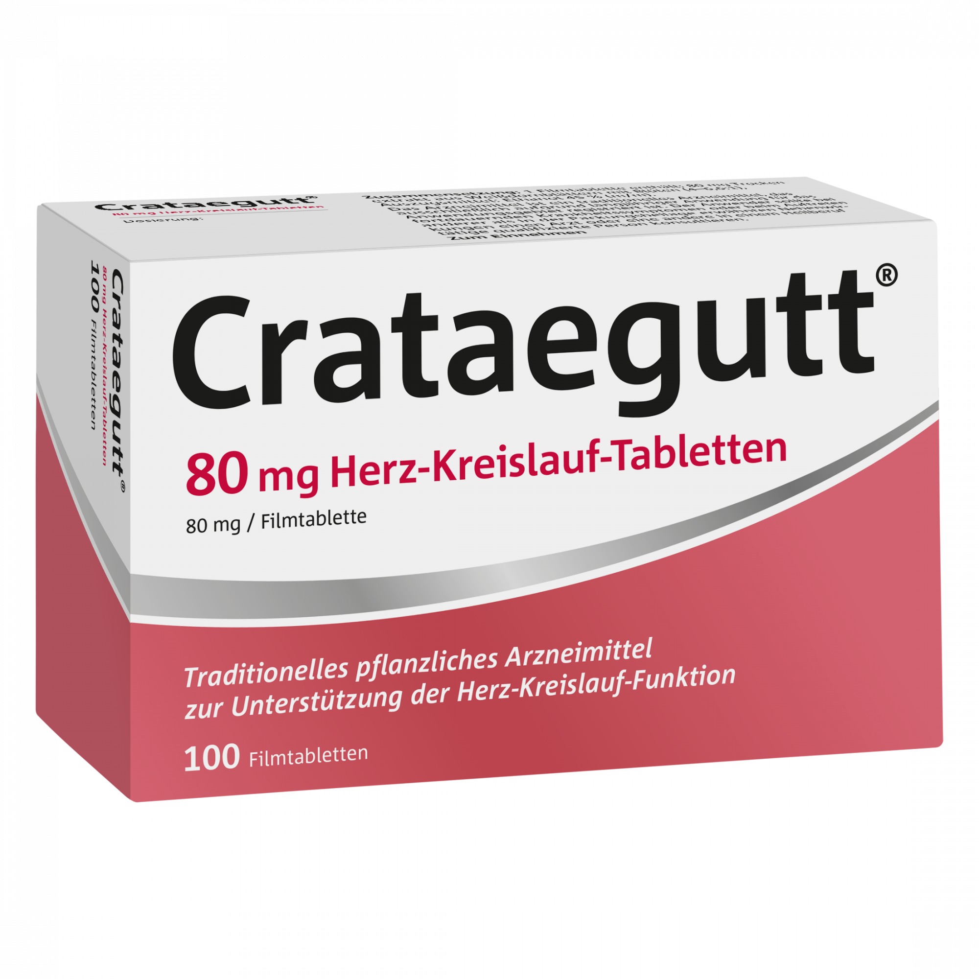 Crataegutt 80mg Herz-Kreislauf-Tabletten  100 St Filmtabletten