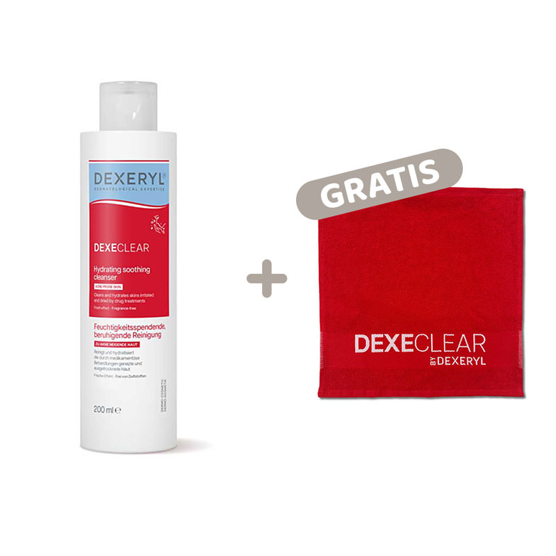 DEXECLEAR feuchtigkeitsspendende, beruhigende Reinigung 200 ml Gel