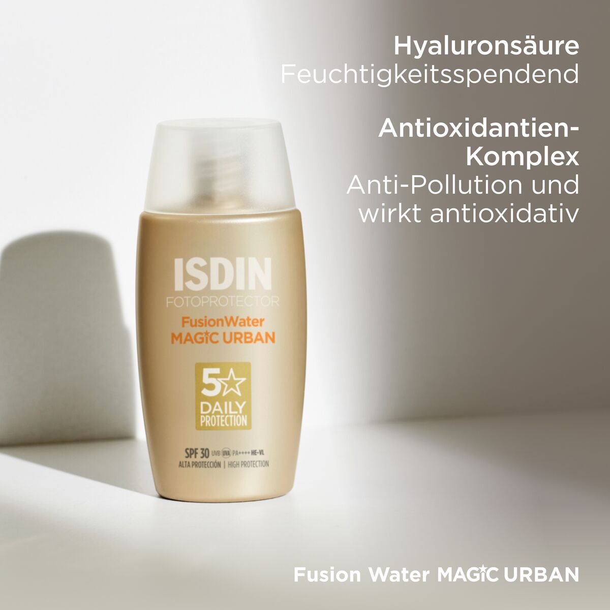 ISDIN Fotoprotector FusionWater Urban Sonnencreme 30 50 ml Emulsion