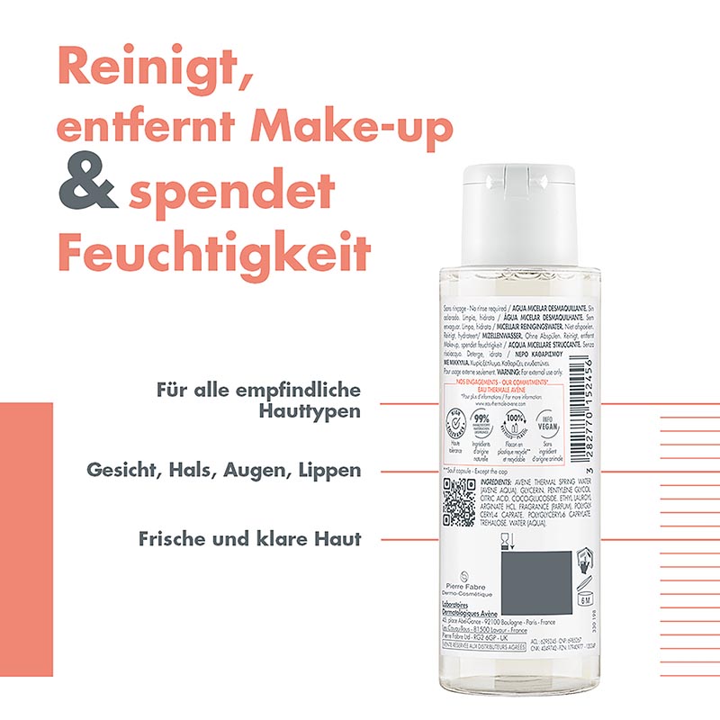 Avène MIZELLENWASSER  100 ml Lotion