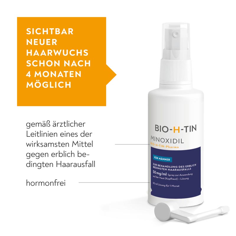 MINOXIDIL BIO-H-TIN Pharma FÜR MÄNNER 3X60 ml Lösung
