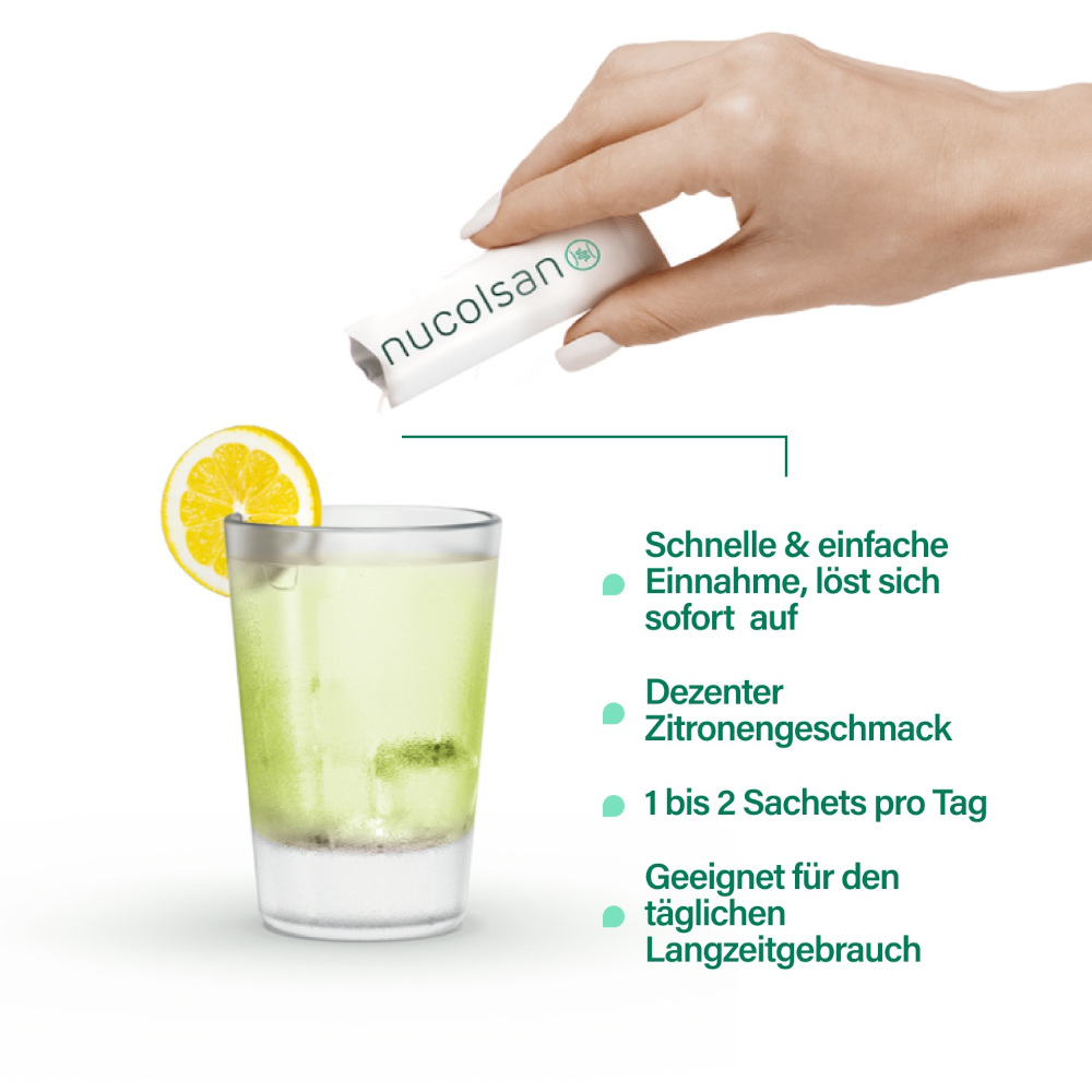 nupure nucolsan  30X3 g Pulver zur Herstellung einer Suspension zum Einnehmen