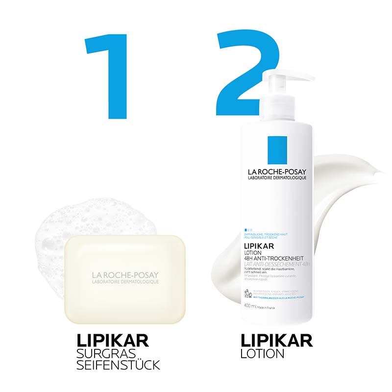 LA ROCHE-POSAY Lipikar Seifenstück 150 g Seife