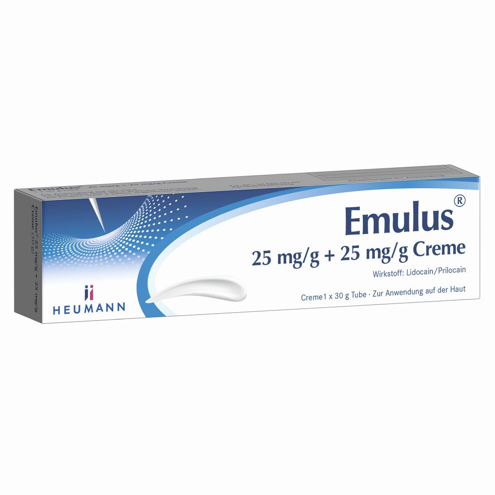 EMULUS 25 mg/g + 25 mg/g 30 g Creme