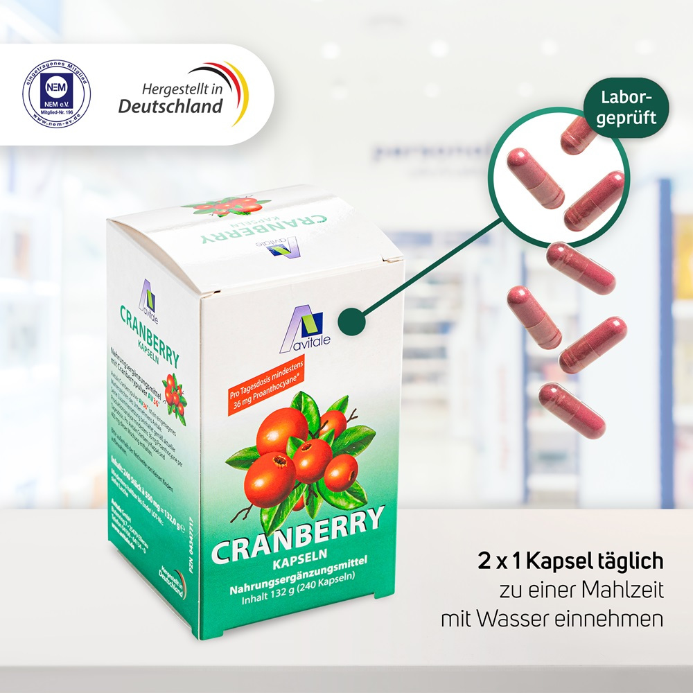 Avitale CRANBERRY 400 mg 100 St Kapseln