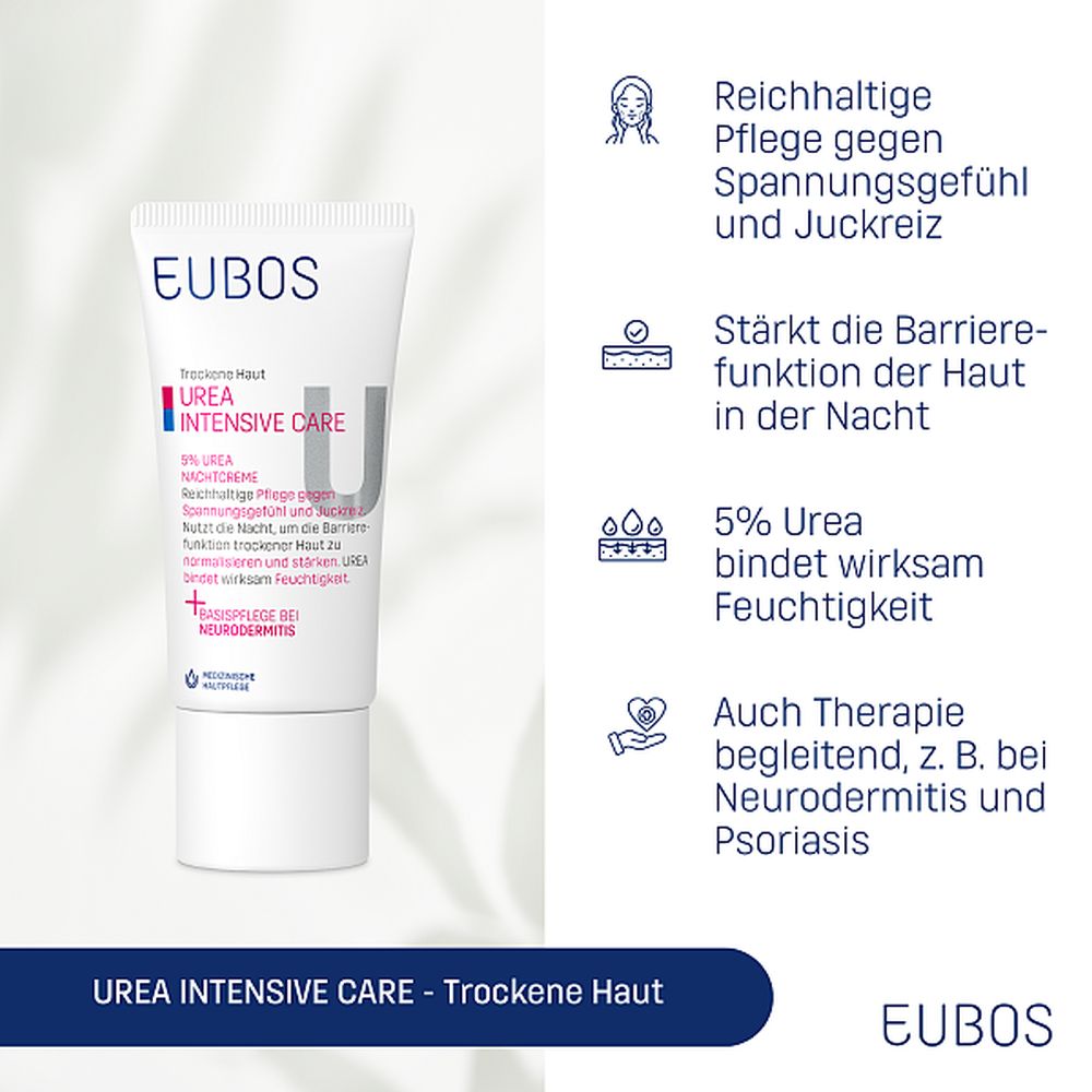 EUBOS TROCKENE Haut Urea 5% Nachtcreme 50 ml Nachtcreme