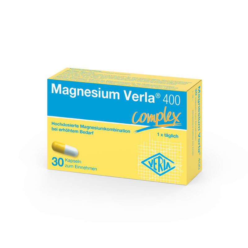 Magnesium Verla 400 complex 30 St Kapseln