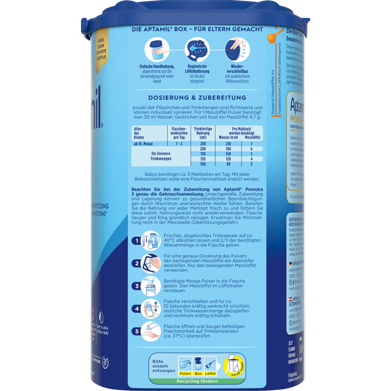 Aptamil PRONUTRA 3 FOLGEMILCH 800 g Pulver