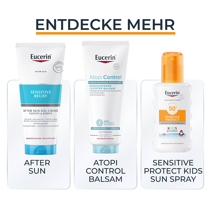 Eucerin SUN SENSITIVE PROTECT KIDS DRY TOUCH SUN GEL-CREME ULTRALEICHT LSF 50+  200 ml Creme