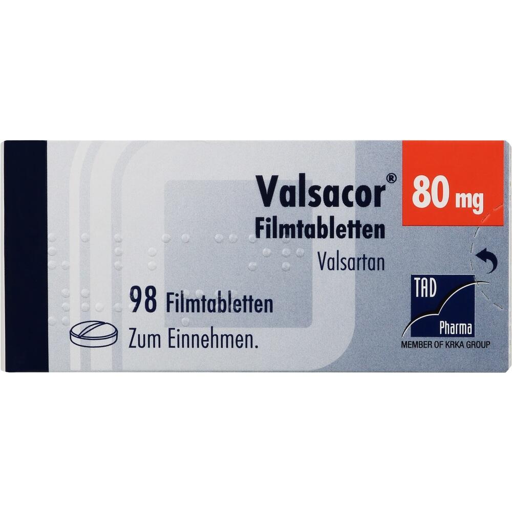 Valsacor 80mg 98 St Filmtabletten