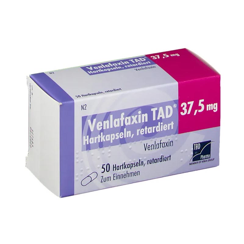 Venlafaxin TAD 37,5mg 50 St Retard-Kapseln