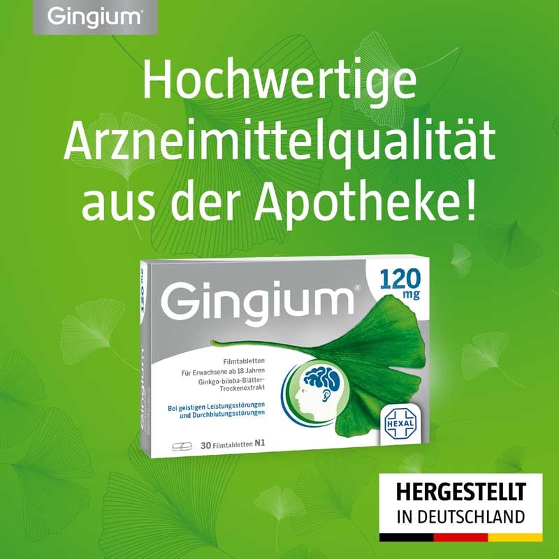 Gingium 120 mg  60 St Filmtabletten