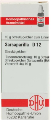 SARSAPARILLA D 12 Globuli 10 g Globuli