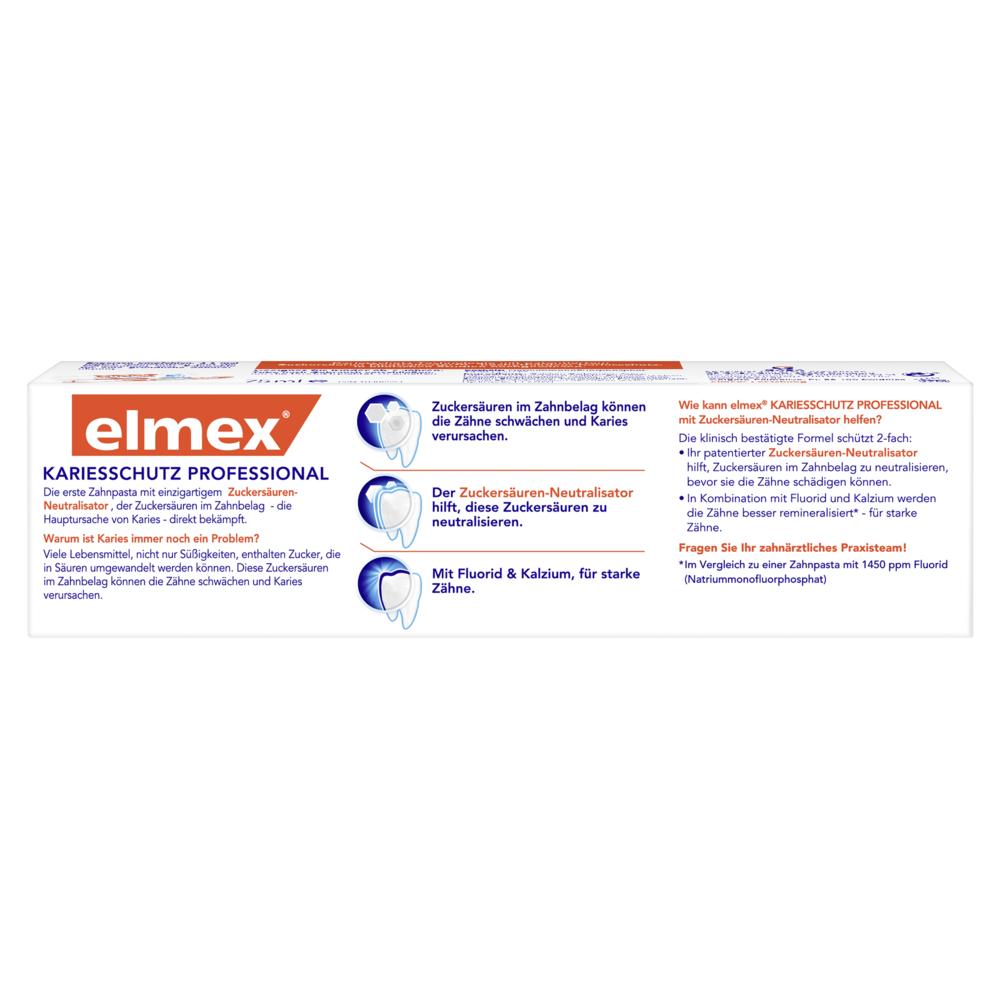 elmex KARIESSCHUTZ PROFESSIONAL Zahnpasta 75 ml Zahnpasta