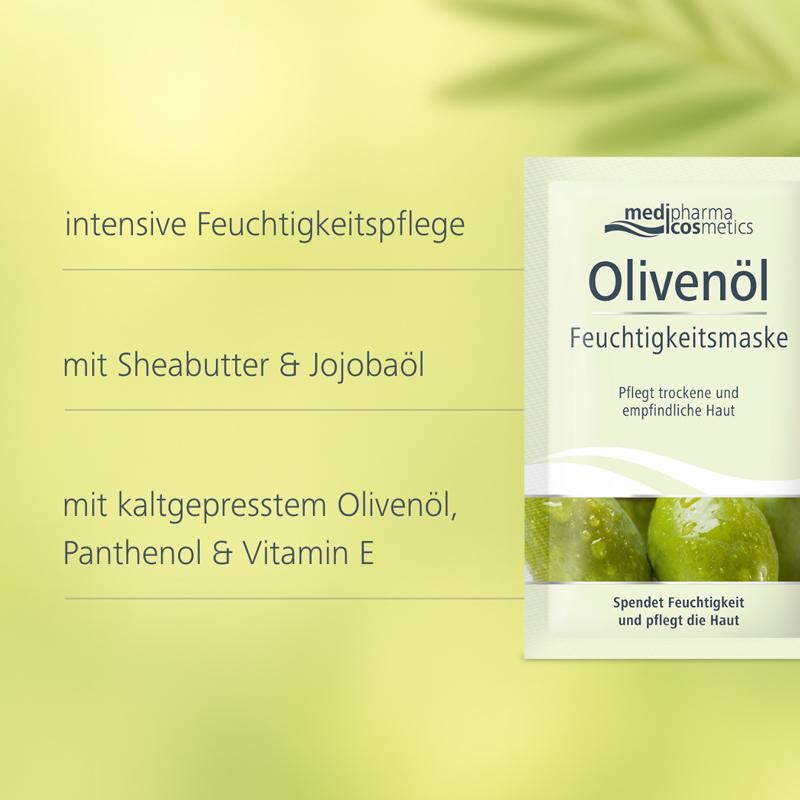 OLIVENÖL Feuchtigkeitsmaske 15 ml Gesichtsmaske