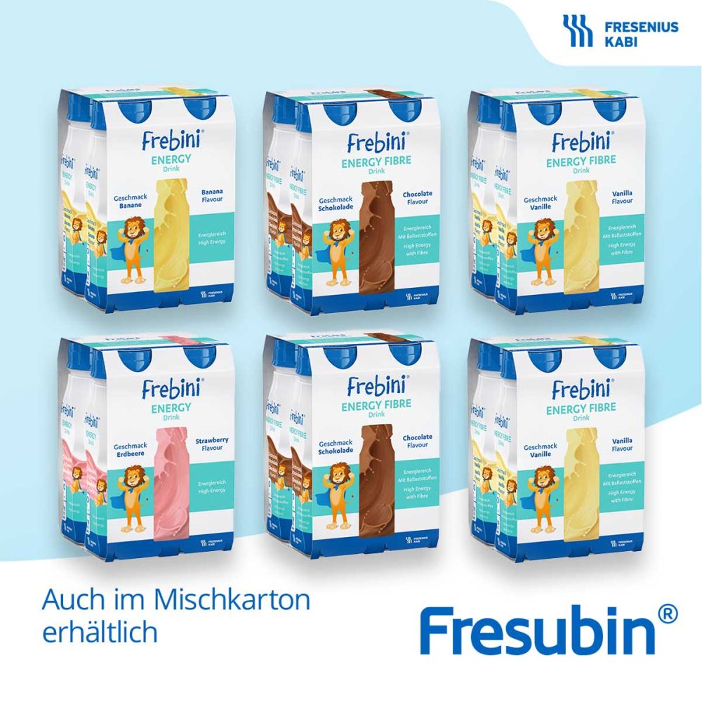 Frebini Energy Trinknahrung Banane 6X4X200 ml Flüssigkeit