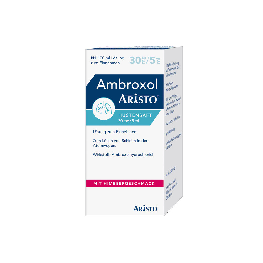 Ambroxol Aristo Hustensaft 30mg/5ml 100 ml Lösung zum Einnehmen