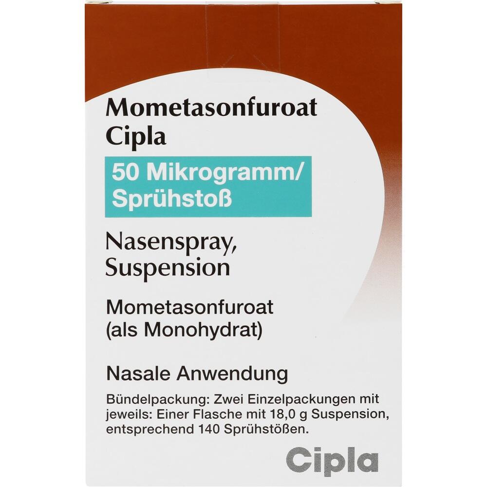 Mometasonfuroat Cipla 50 Mikrogramm/Sprühstoß 2 St Nasenspray