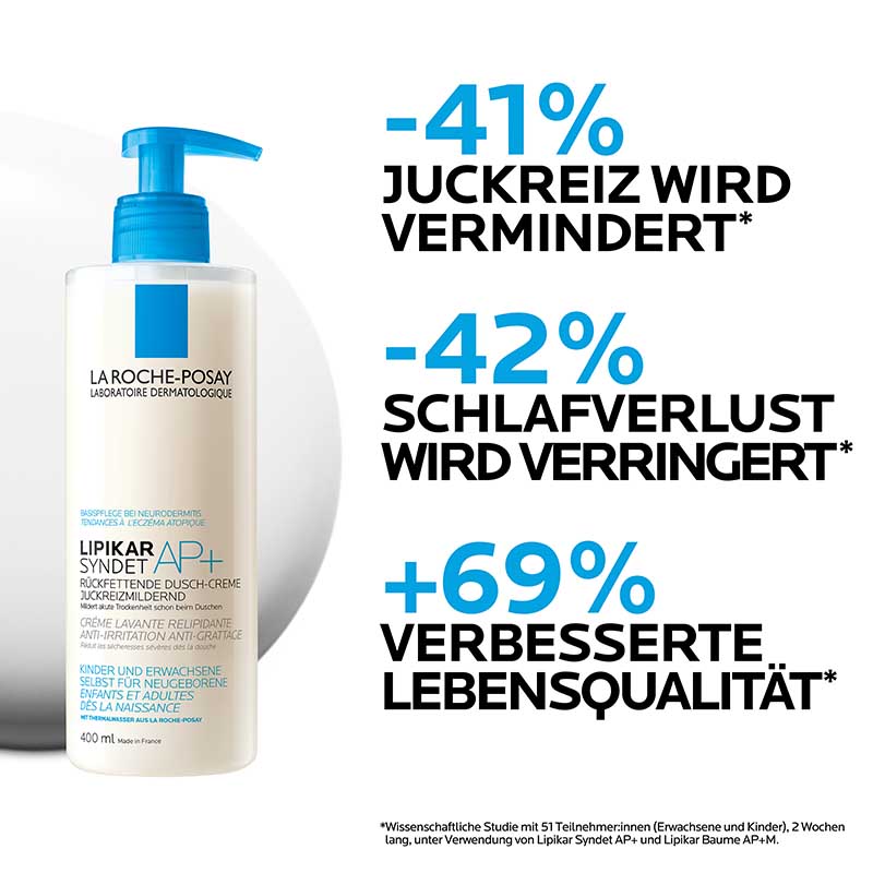 LA ROCHE-POSAY Lipikar Syndet AP+ Reinigungs-Cremegel 400 ml Gel