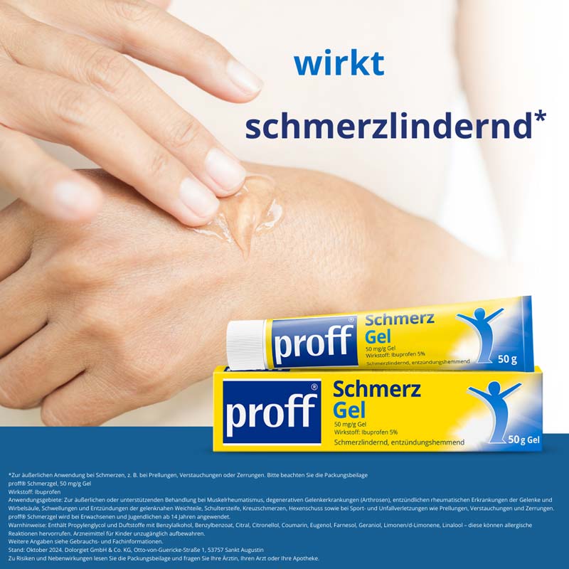 Proff Schmerzgel 50mg/g 50 g Gel