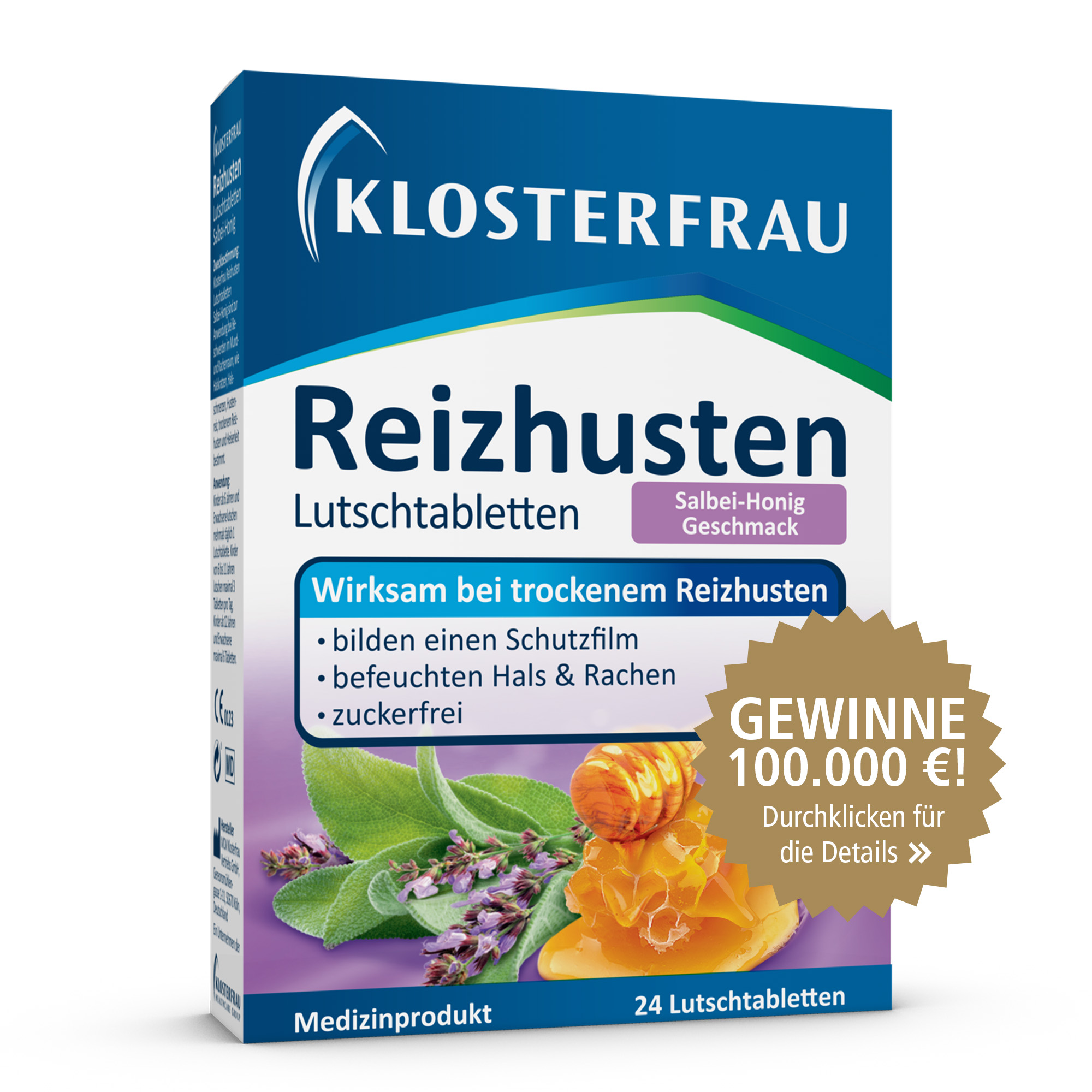 KLOSTERFRAU Reizhusten Lutschtabletten 24 St Lutschtabletten