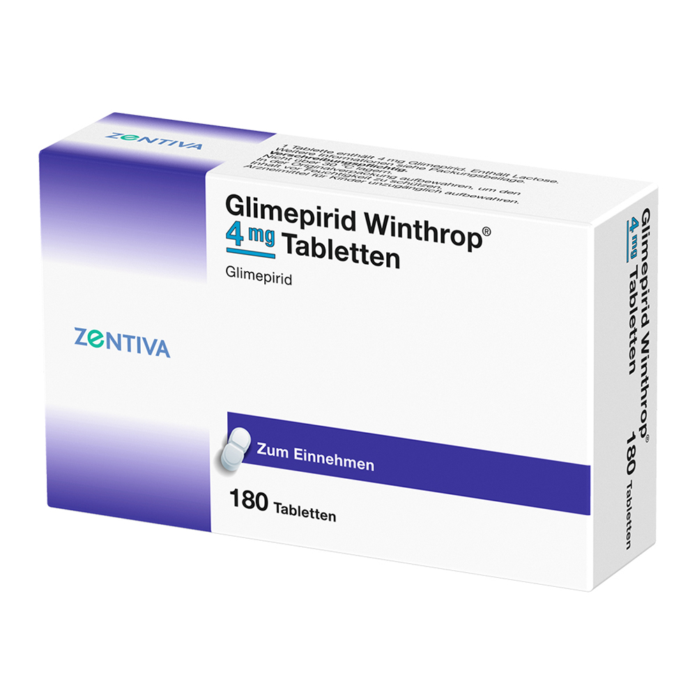 Glimepirid Winthrop 4mg 180 St Tabletten