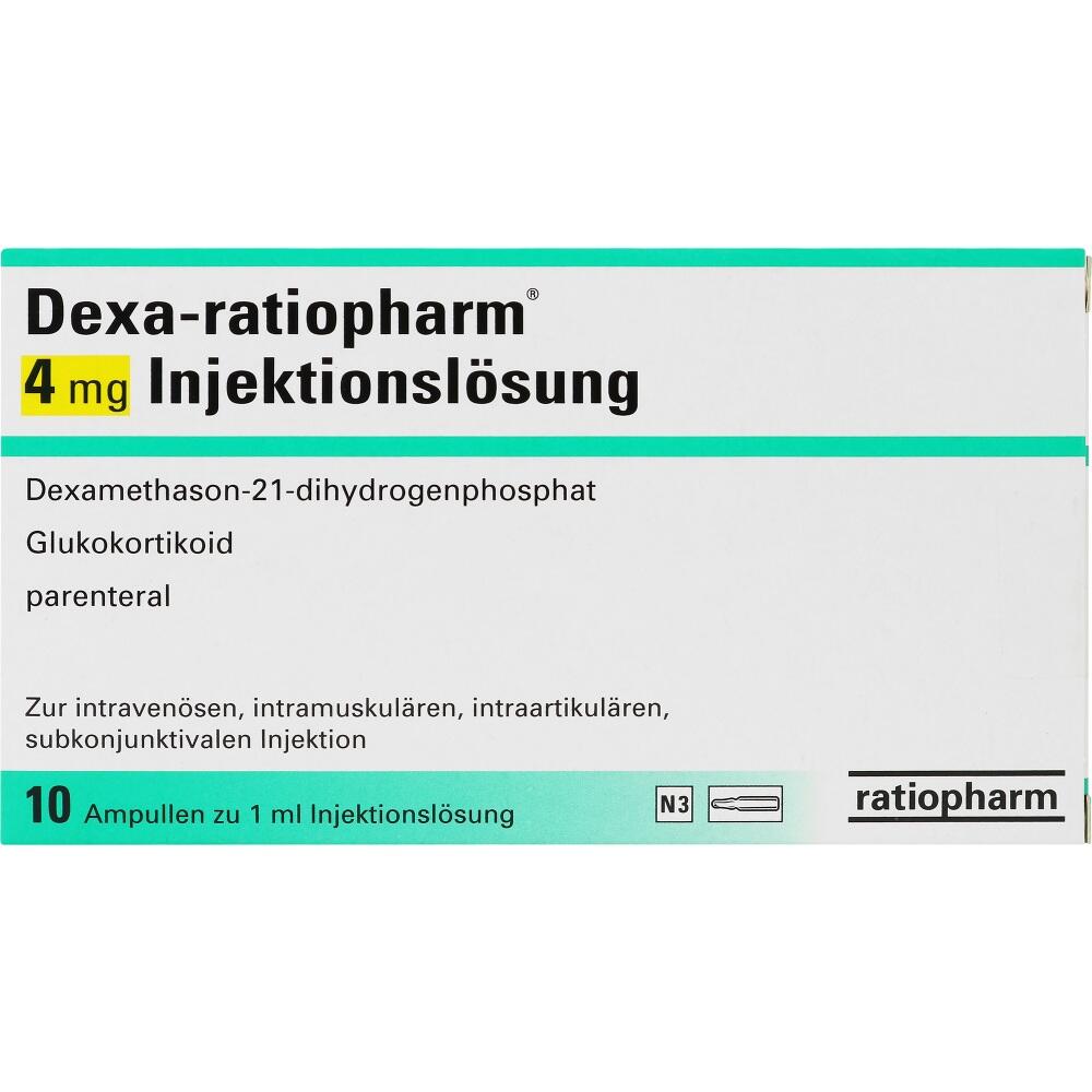 DEXA RATIOPHARM 4 mg Injektlösung Ampullen 10 St Ampullen