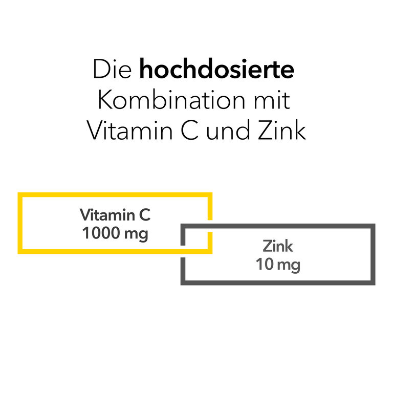 Vitamin C plus Zink-ratiopharm 40 St Brausetabletten