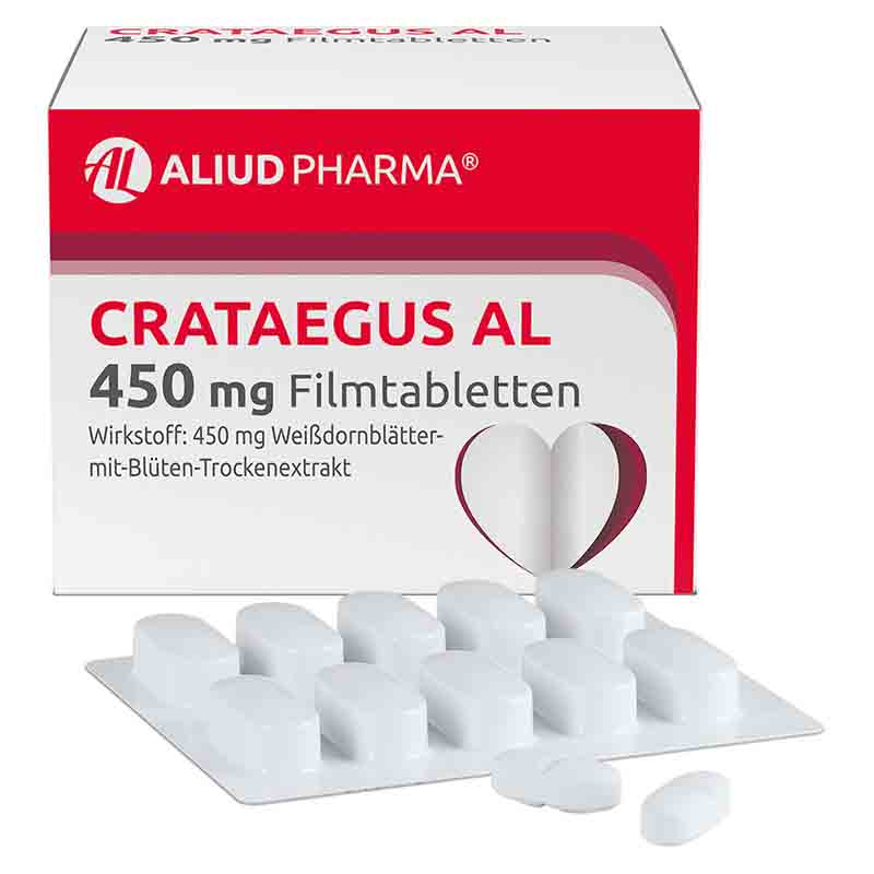 Crataegus AL 450 mg Filmtabletten bei nachlassender Herzleistung