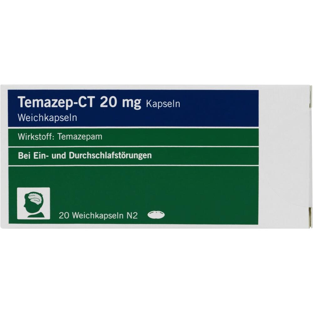Temazep-CT 20mg 20 St Weichkapseln