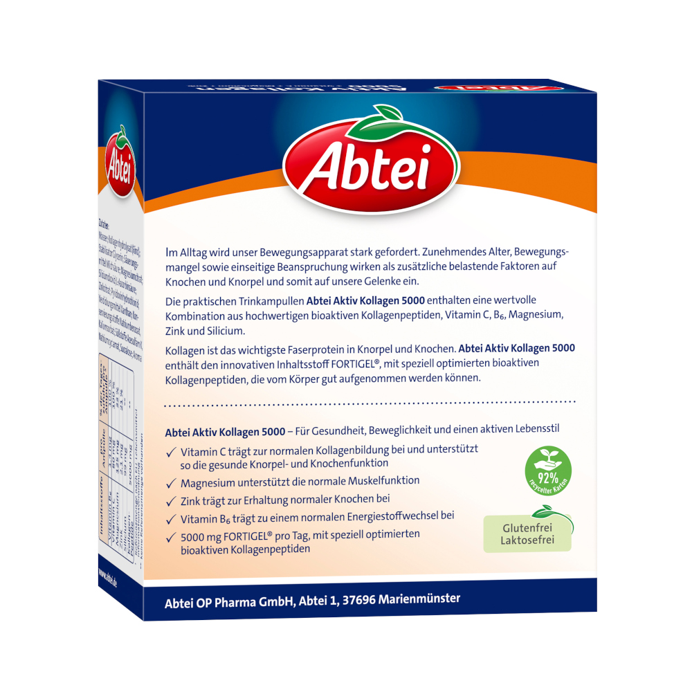 Abtei Aktiv Kollagen 5000 10X25 ml Trinkampullen
