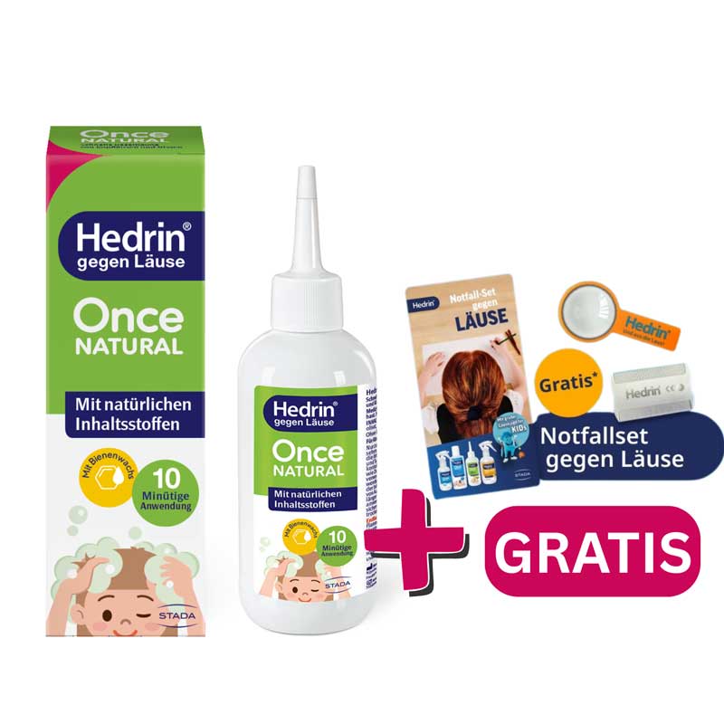Hedrin Once NATURAL gegen Läuse  100 ml Liquidum