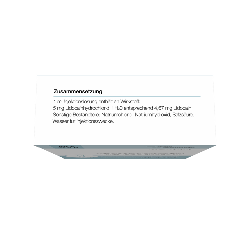 Lidocain pharmarissano 0,5% Ampulle 2 ml 10X2 ml Injektionslösung