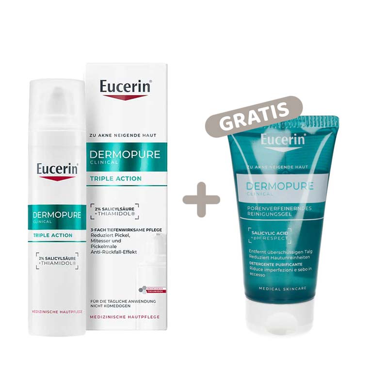 Eucerin DERMOPURE CLINICAL TRIPLE ACTION 40 ml Creme