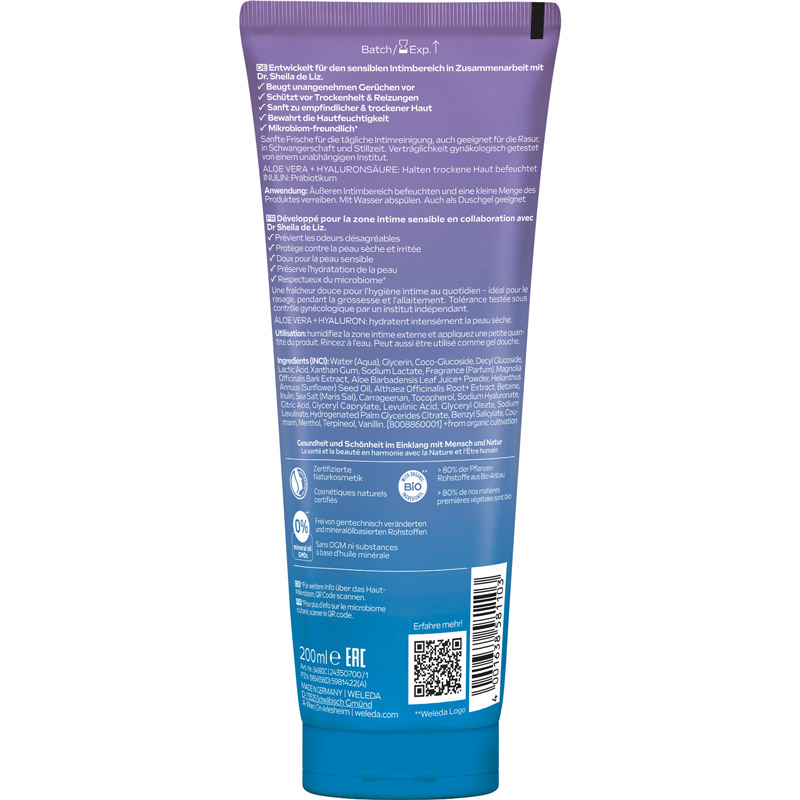 WELEDA vlora ph Balancing Wash 200 ml Körperpflege