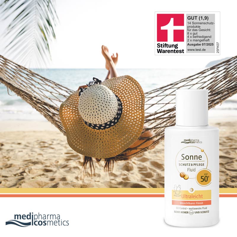 SONNE Schutz & Pflege Fluid Ultraleicht LSF 50+ 50 ml Lotion