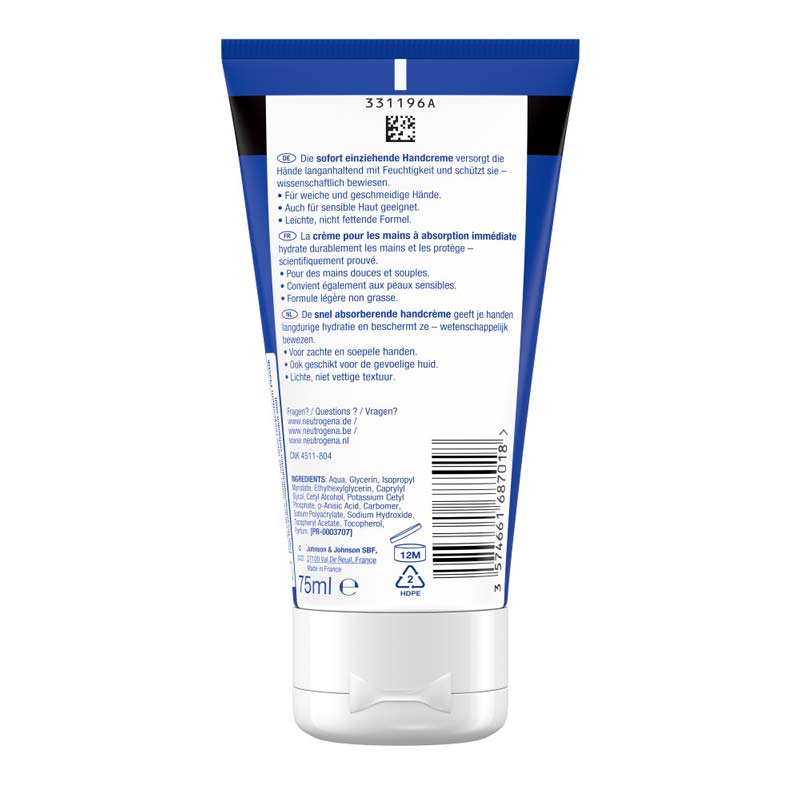 Neutrogena norweg. Formel sofort einziehende Handcreme 75 ml Creme