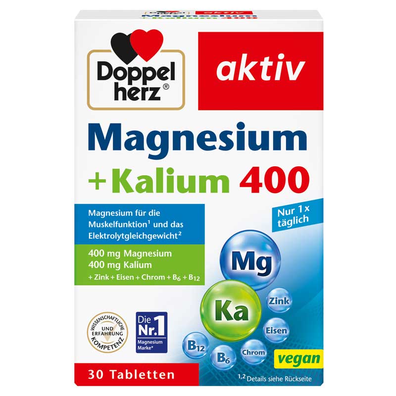 Doppelherz aktiv Magnesium + Kalium 400 30 St Tabletten