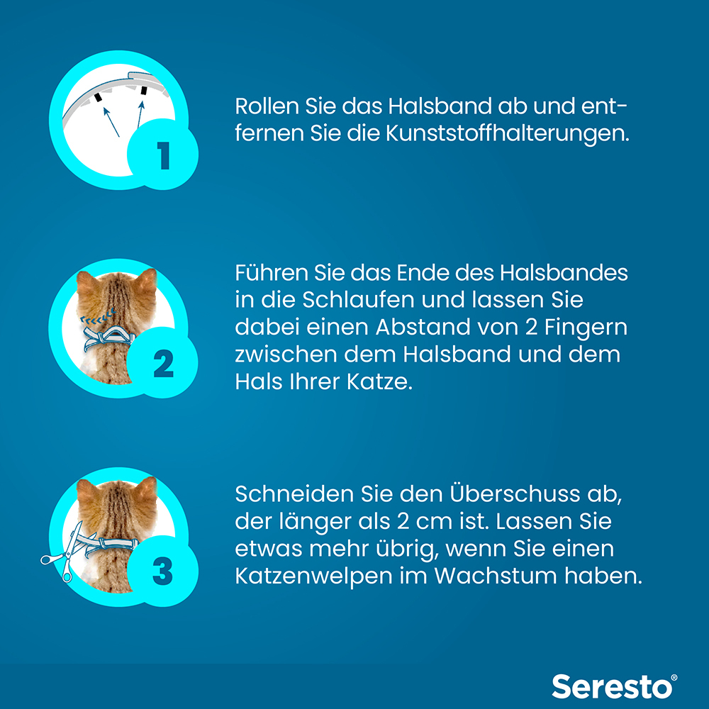 SERESTO HALSBAND F KATZEN 1 St Halsband