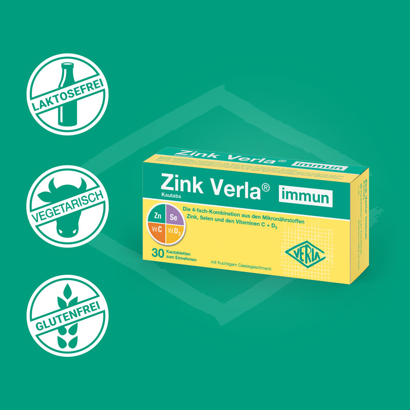 Zink Verla immun  30 St Kautabletten