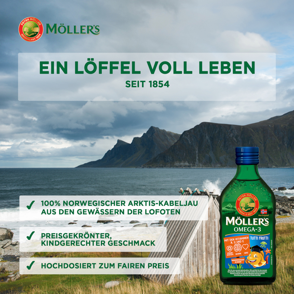 MÖLLER´S Omega-3 Kids 250 ml Öl