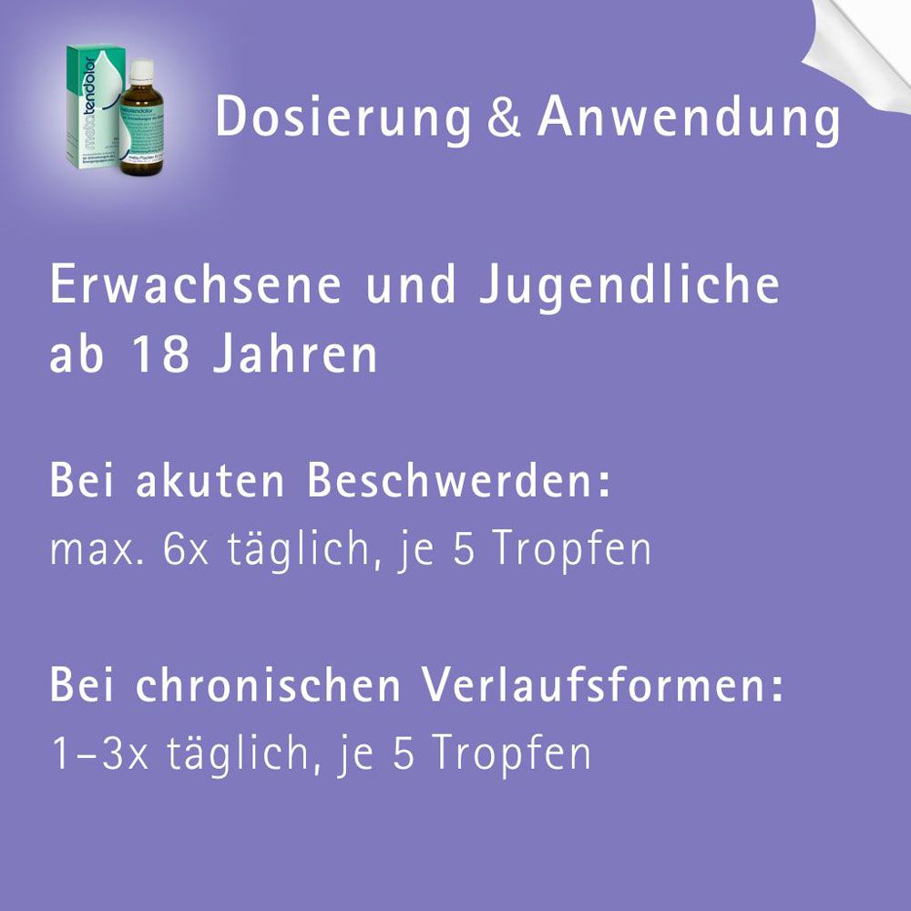 METATENDOLOR Tropfen zum Einnehmen 100 ml Mischung