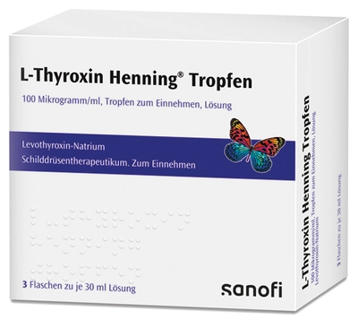 L-Thyroxin Henning 100 Mikrogramm/ml 3X30 ml Tropfen