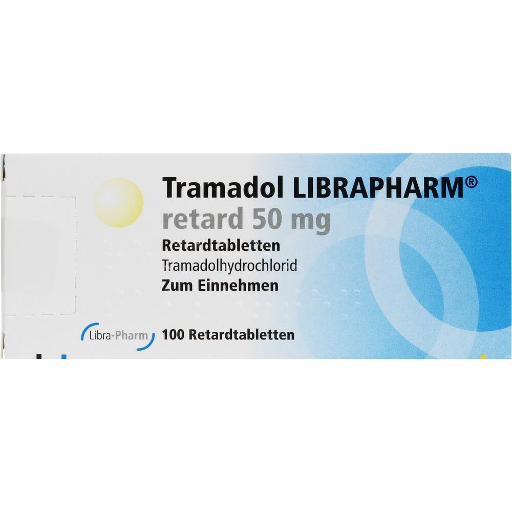 Tramadol LIBRAPHARM retard 50mg 100 St Retard-Tabletten
