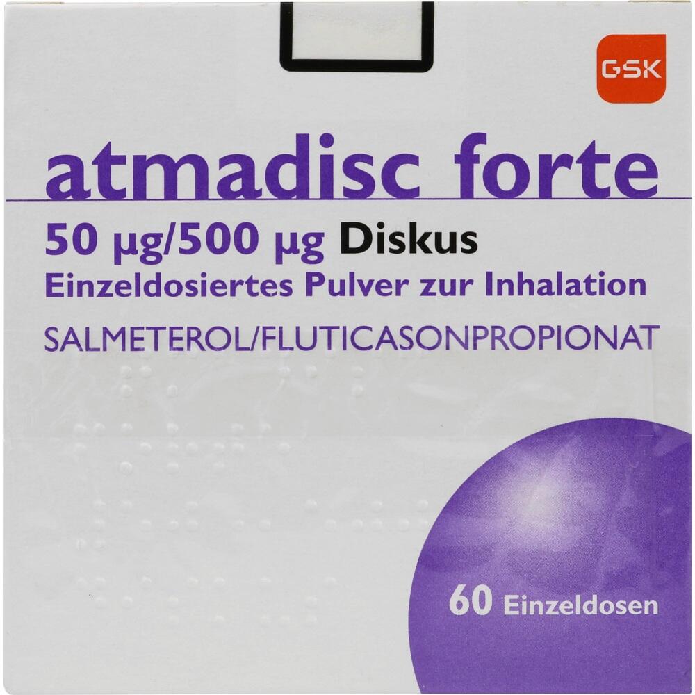 Atmadisc forte 50μg/500μg Diskus 3X60 St Inhalationspulver