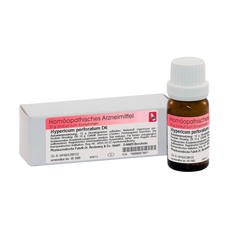 HYPERICUM D 6 Globuli 10 g Globuli