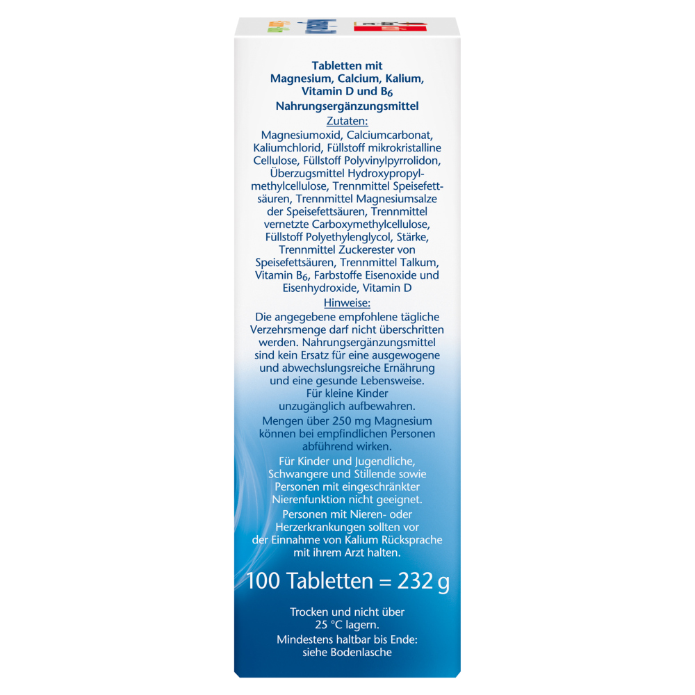 Doppelherz aktiv Magnesium + Calcium + Kalium 100 St Tabletten