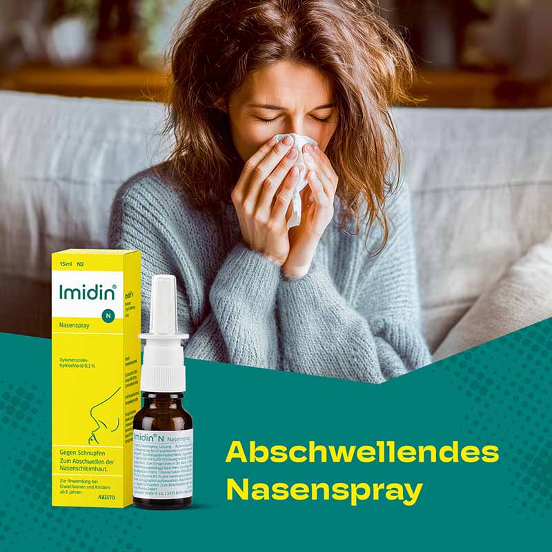 Imidin N Nasenspray Gegen Schnupfen  15 ml Nasenspray