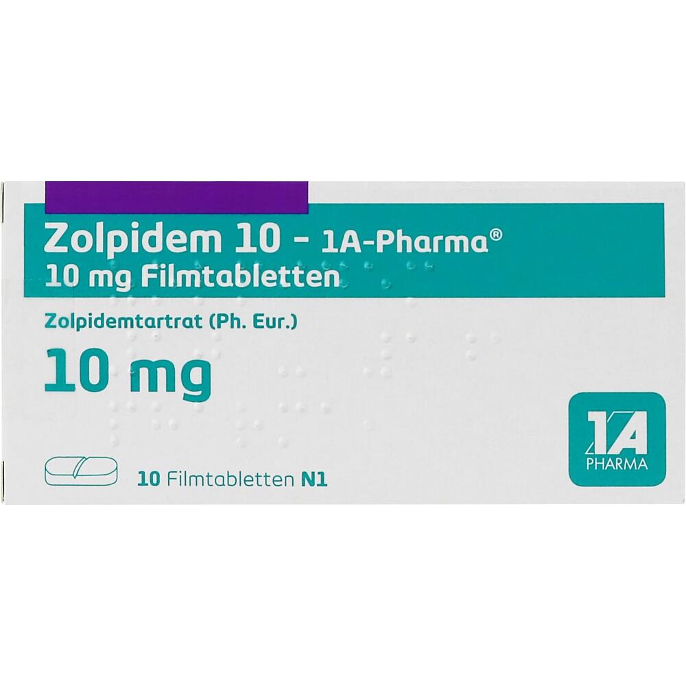 Zolpidem 10-1 A Pharma 10 St Filmtabletten