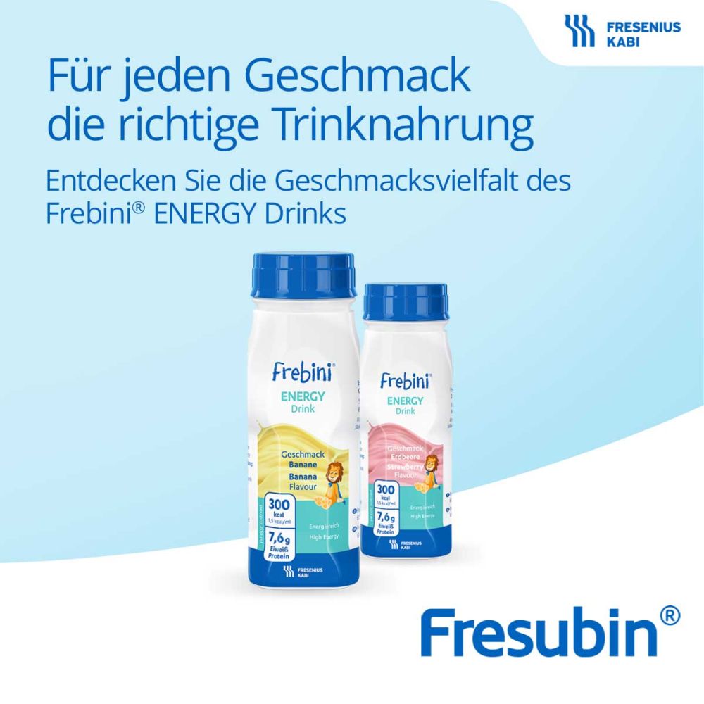 Frebini Energy Trinknahrung Banane 6X4X200 ml Flüssigkeit